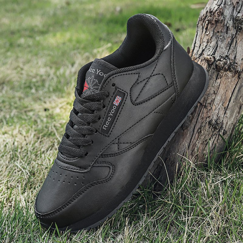 Autumn and winter new men's fashion casual sports shoes soft sole increase sports skateboard shoes lace-up walking shoes