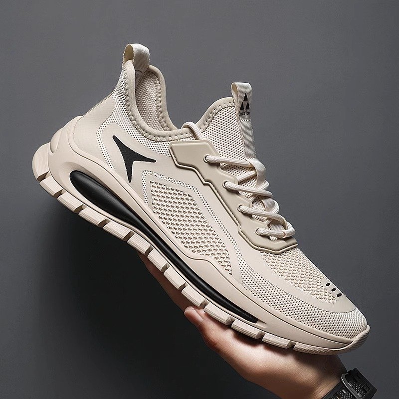 Men's Autumn Shoes Flying Air Shoes Men's Net Shoes Men's Recreational Labor Shoes Anti-Sliding