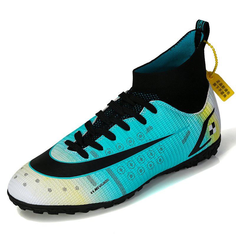 Football Shoes High top Lace Up Soccer futsal shoes Football Boots FG HG TF Team Sports Boy's Men's Women's Adult Footwear