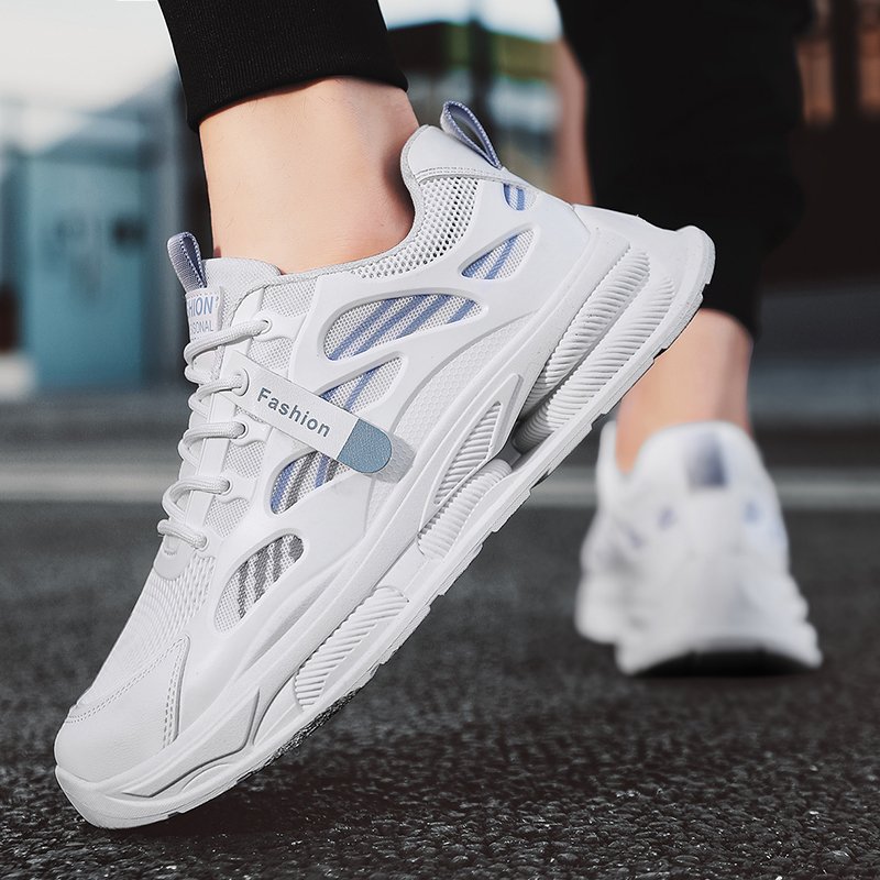 Men's shoes, 2024 new net, soft-down sports shoes for young people