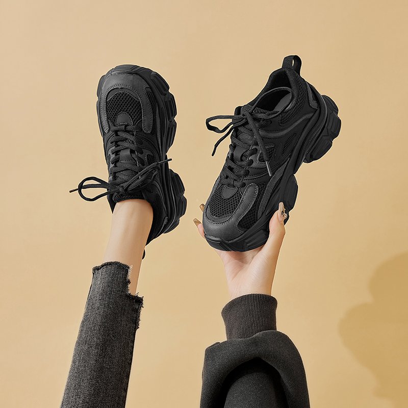 The hot, hot old man's shoe girl's new 2024 light-breathing sneakers