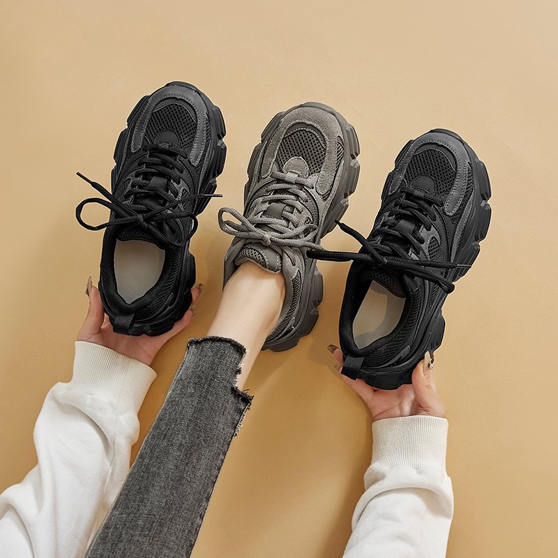 The hot, hot old man's shoe girl's new 2024 light-breathing sneakers