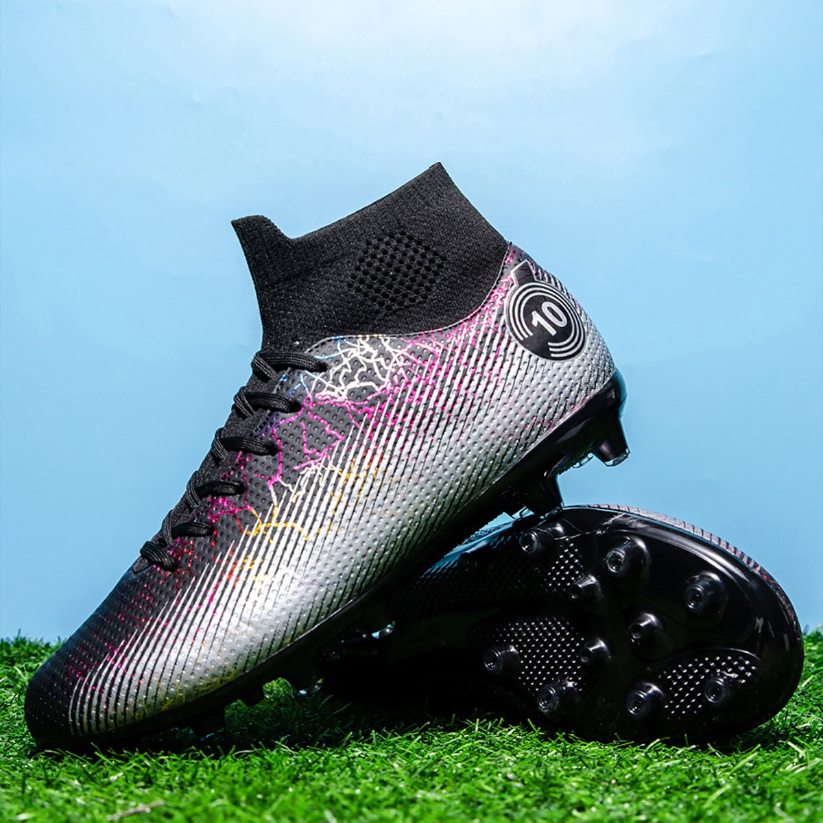 High quality factory customized hot selling long nail broken nail anti slip football shoes customized football shoes popular