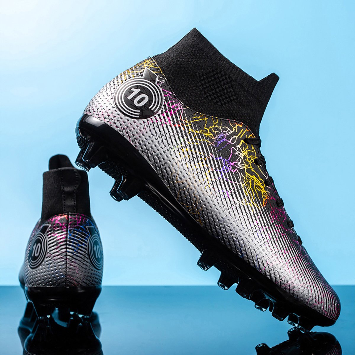 High quality factory customized hot selling long nail broken nail anti slip football shoes customized football shoes popular