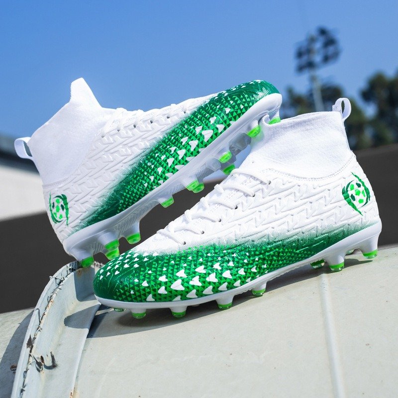 Customizable High Top Soccer Boots Factory Turf Outdoor Sport Football Shoes Men Cleats Soccer Shoes Sneakers Custom