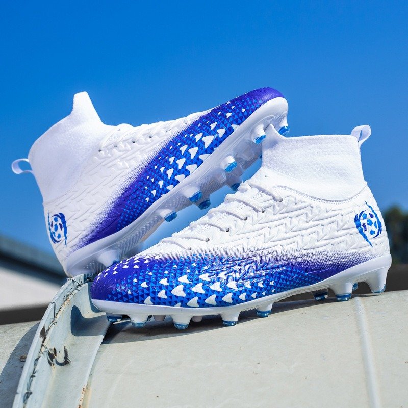 Customizable High Top Soccer Boots Factory Turf Outdoor Sport Football Shoes Men Cleats Soccer Shoes Sneakers Custom