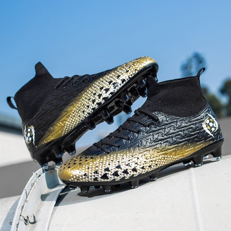 Customizable High Top Soccer Boots Factory Turf Outdoor Sport Football Shoes Men Cleats Soccer Shoes Sneakers Custom