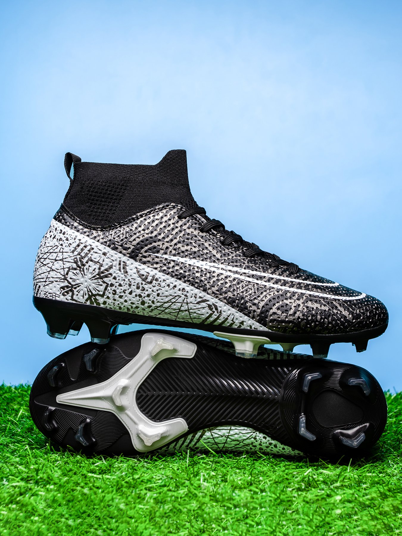 High quality factory customized hot selling long nail broken nail anti slip football shoes customized football shoes popular