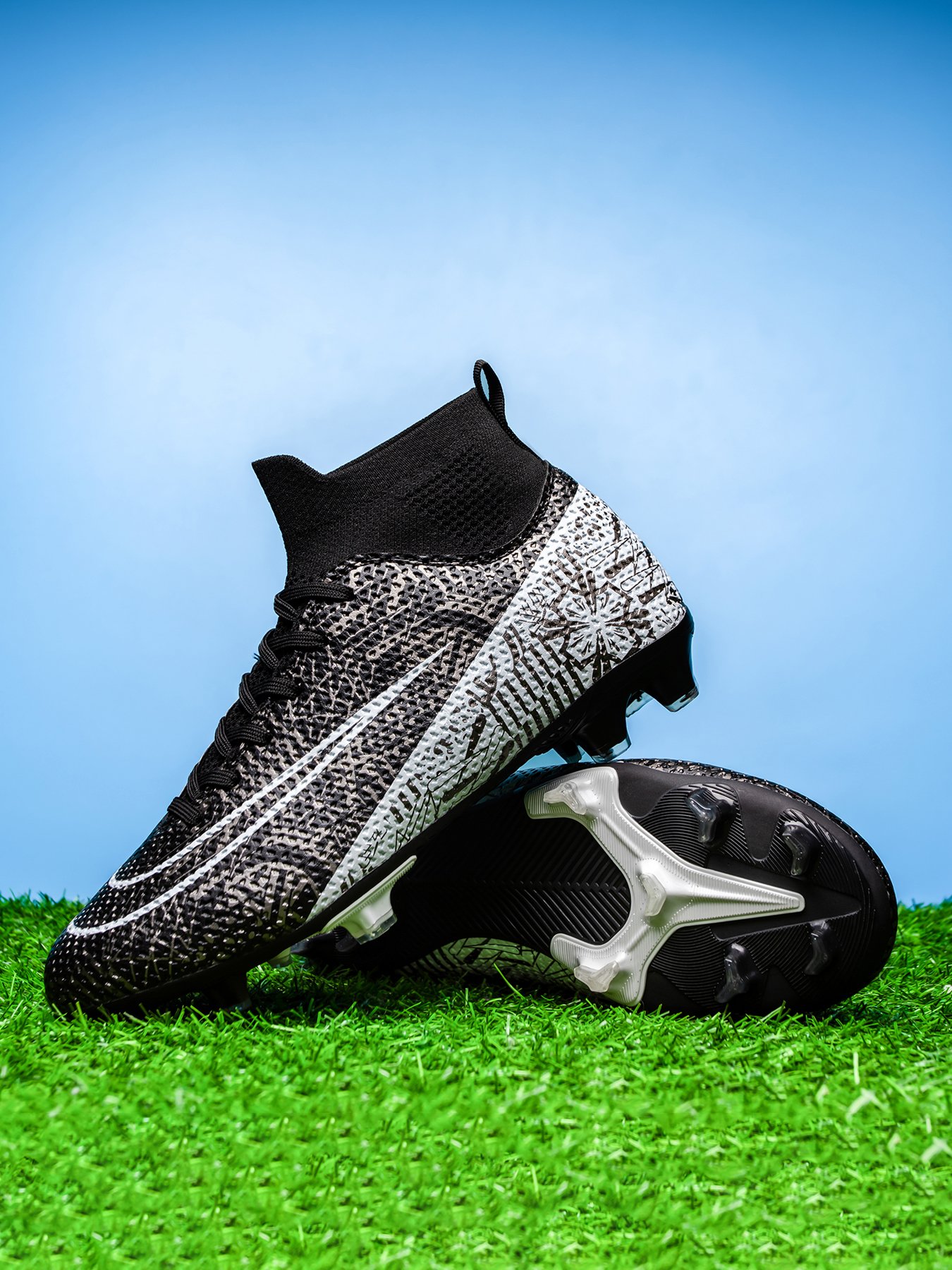High quality factory customized hot selling long nail broken nail anti slip football shoes customized football shoes popular