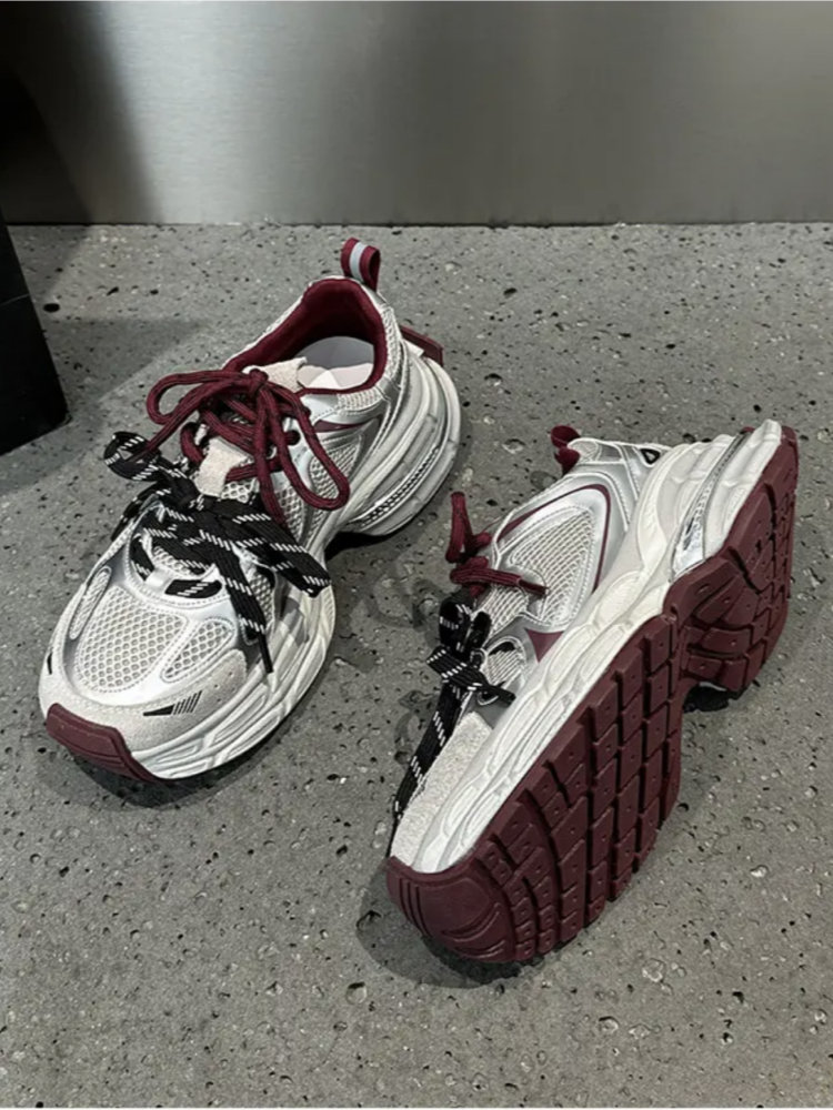 The old man and the girl with the real skin, 2024, the new pair of shoes and the Ankla Red Recreation