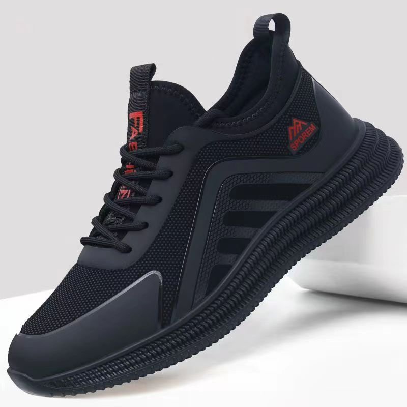 New men's shoes for the fall, soft-skin sports shoes for air travel, four seasons for waterproof men's shoes