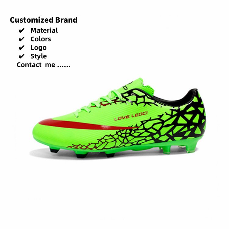 Cheap Soccer Shoes Outdoor Football Shoe High Quality Knit Custom football Boots Soccer Cleats For Men