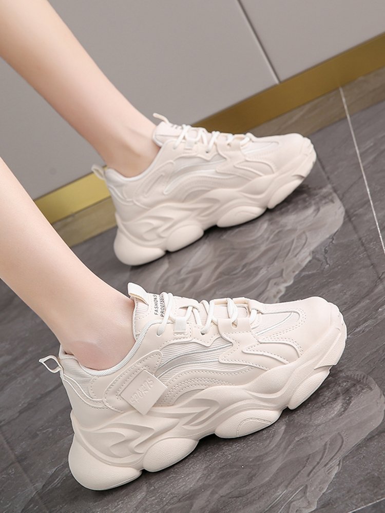 Stepping on the shit feels like Daddy's 2024 new Autumn Big Bottom Recreational Flow Shoe is light