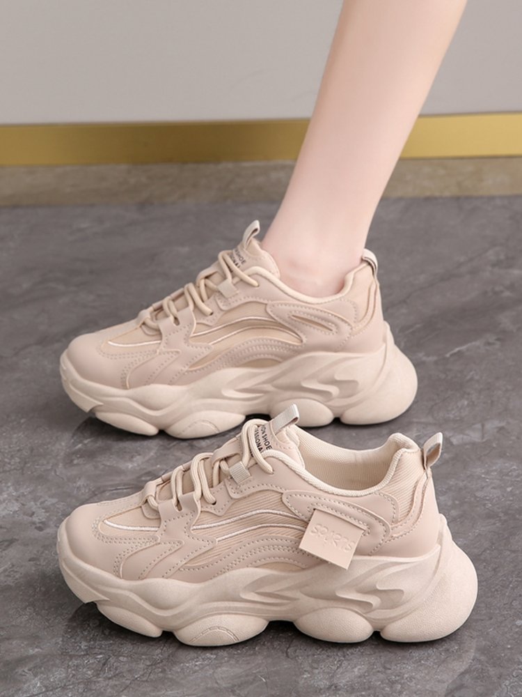 Stepping on the shit feels like Daddy's 2024 new Autumn Big Bottom Recreational Flow Shoe is light