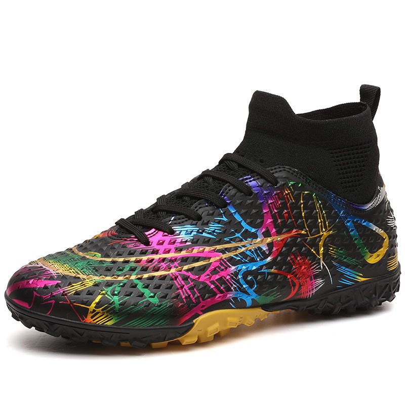 Football Shoes High top Lace Up Soccer futsal shoes Football Boots FG TF Team Sports Boy's Men's Women's Adult Footwear Sneakers