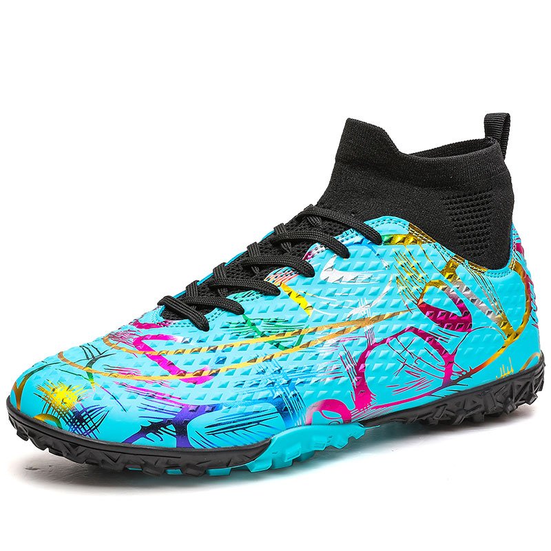 Football Shoes High top Lace Up Soccer futsal shoes Football Boots FG TF Team Sports Boy's Men's Women's Adult Footwear Sneakers