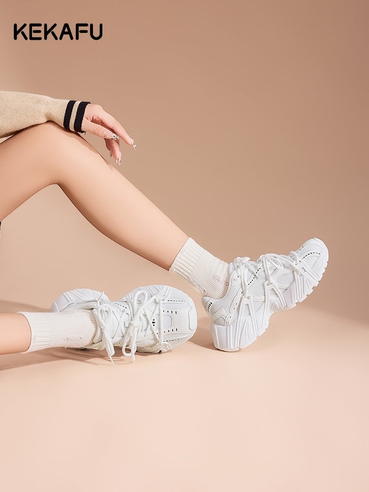Cocave's old man's shoe girl's 2024 new one-on-a-all