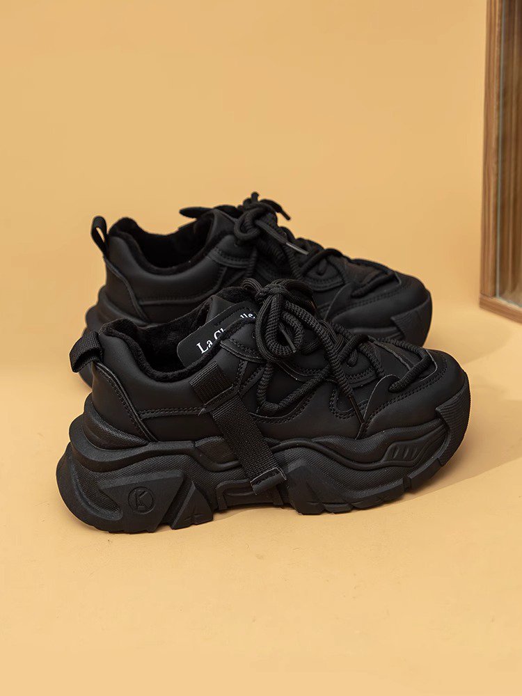 MK & DK, NEW 2024, BLACK AND TALL OLD MAN'S SHOES AND GIRLS' SPRING AND AUTUMN