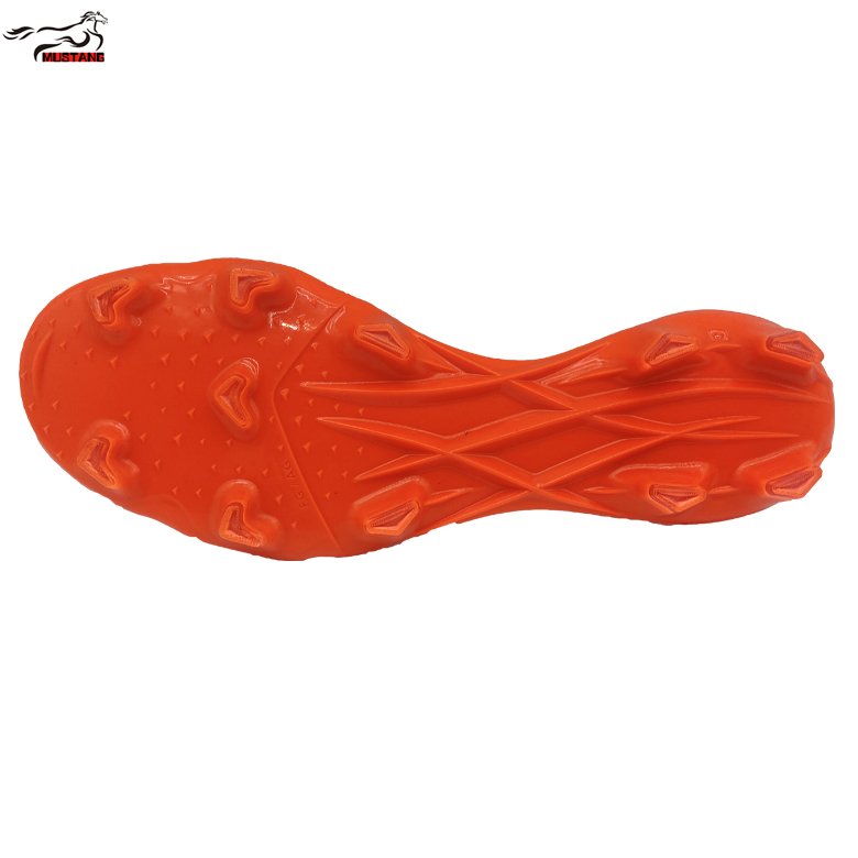 Mustang wear-resistant soccer sole men football shoe outsole outdoor playing ball sport shoe sole newest style tpu sole