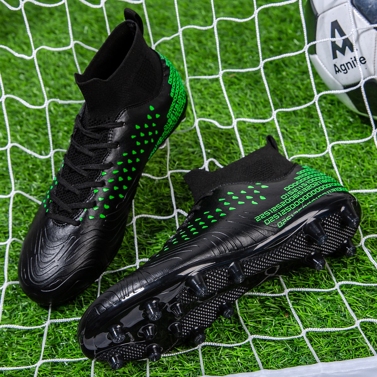 High quality factory customized hot selling long nail broken nail anti slip football shoes customized football shoes popular