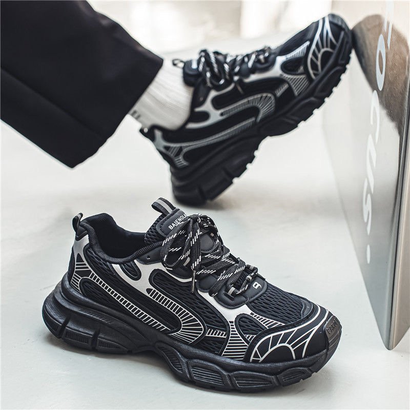 An Xian Men's Shoes New Air Net Teen Sports and Recreational Bottoms Up