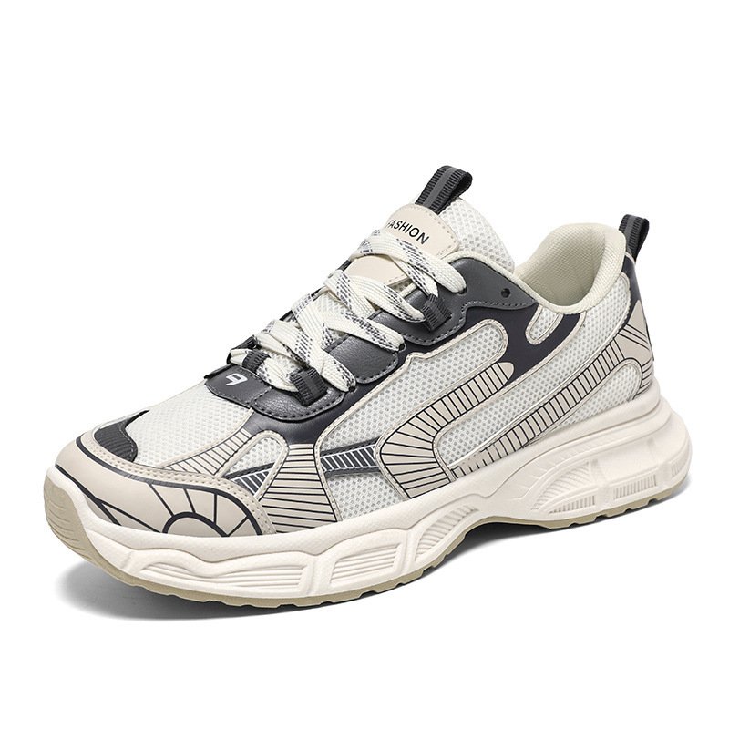 An Xian Men's Shoes New Air Net Teen Sports and Recreational Bottoms Up
