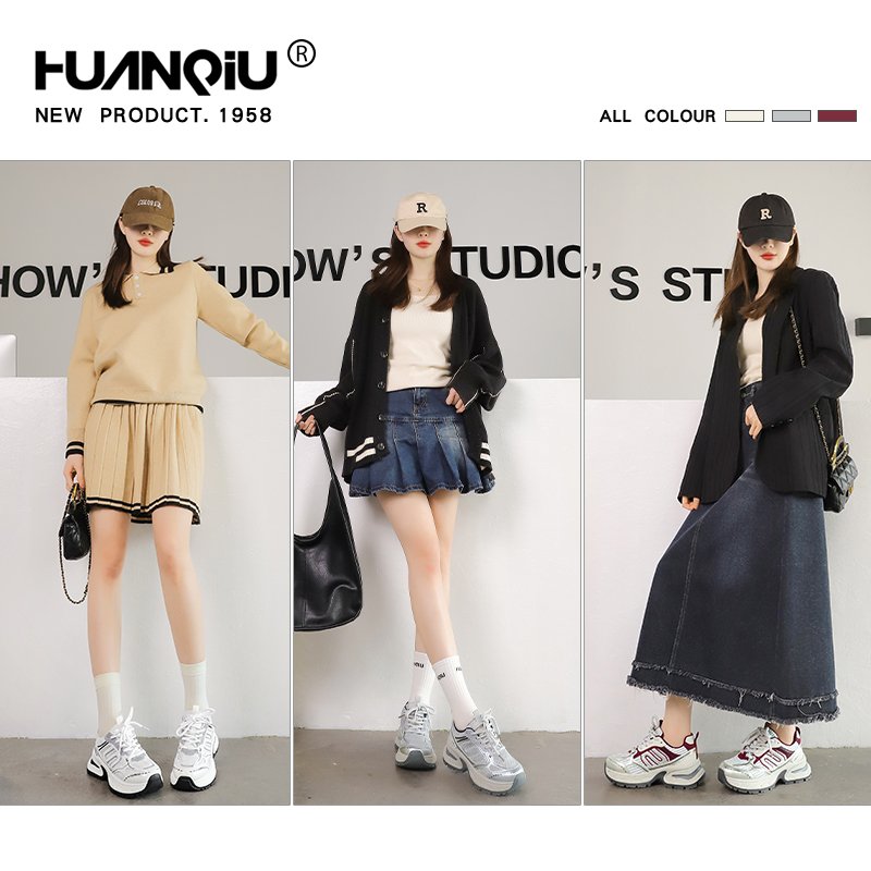 The world's old dad's shoe girl's 2024 new spring and autumn