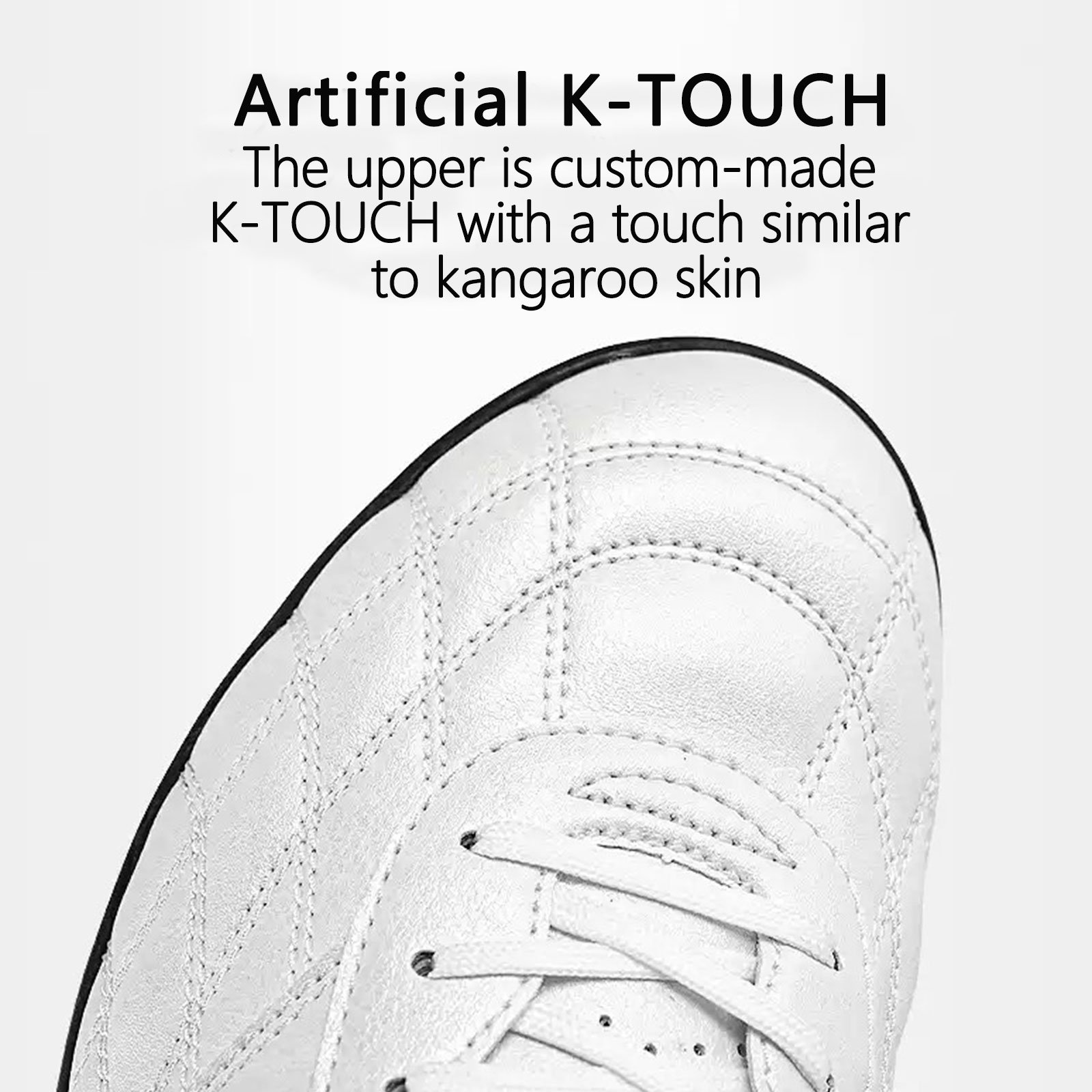 K-touch TF artificial kangaroo skin nail shock absorption soccer shoe wide-legged training football shoes custom