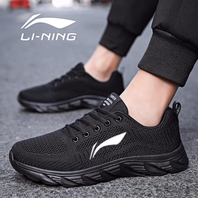 Lee Ning's 2024 new summer net sports shoes softly softly reduced to tremors