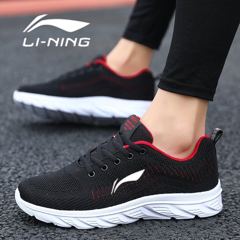 Lee Ning's 2024 new summer net sports shoes softly softly reduced to tremors