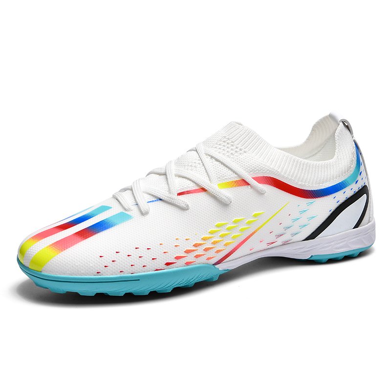 OEM Hot Summer Football Shoes Boys Breathable Children Adult College Students Men Training white Soccer Shoes