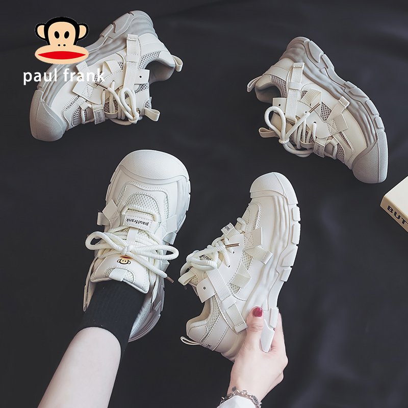 the new white-shoe girl, 2024, has a big, fat, fat, fat-ass sneakers
