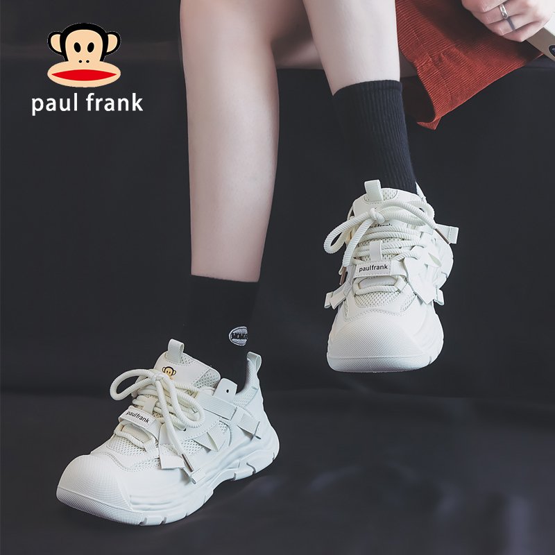 the new white-shoe girl, 2024, has a big, fat, fat, fat-ass sneakers