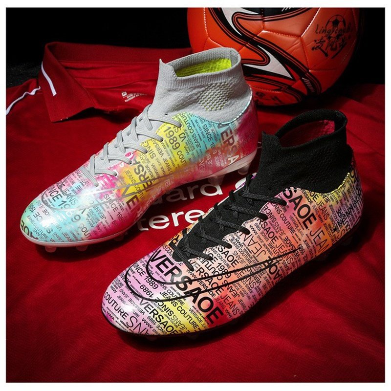 Custom Big Boy sports shoes soccer cleats Outdoor Kids Sport Sneakers Long nail online shop Man Football Shoes