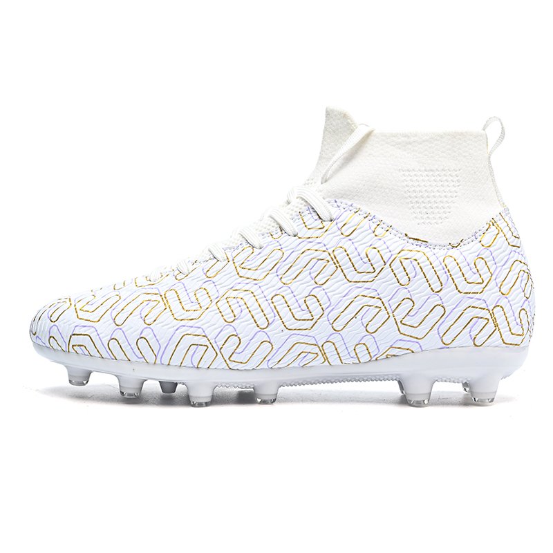 Factory Professional Rubber Outsole Men Women Outdoor Soccer Sneaker Light Breathable Grip Strong Soccer Football Shoes