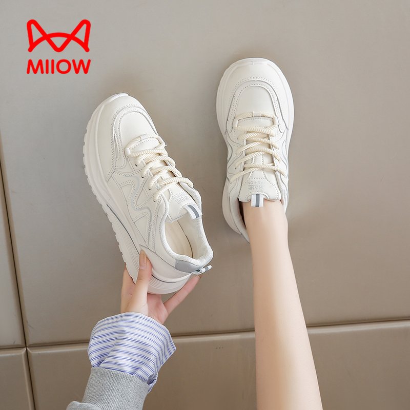 The cat-faced old man's shoe girl's 2024 new Autumn Fashion Sports and Recreational Shoes
