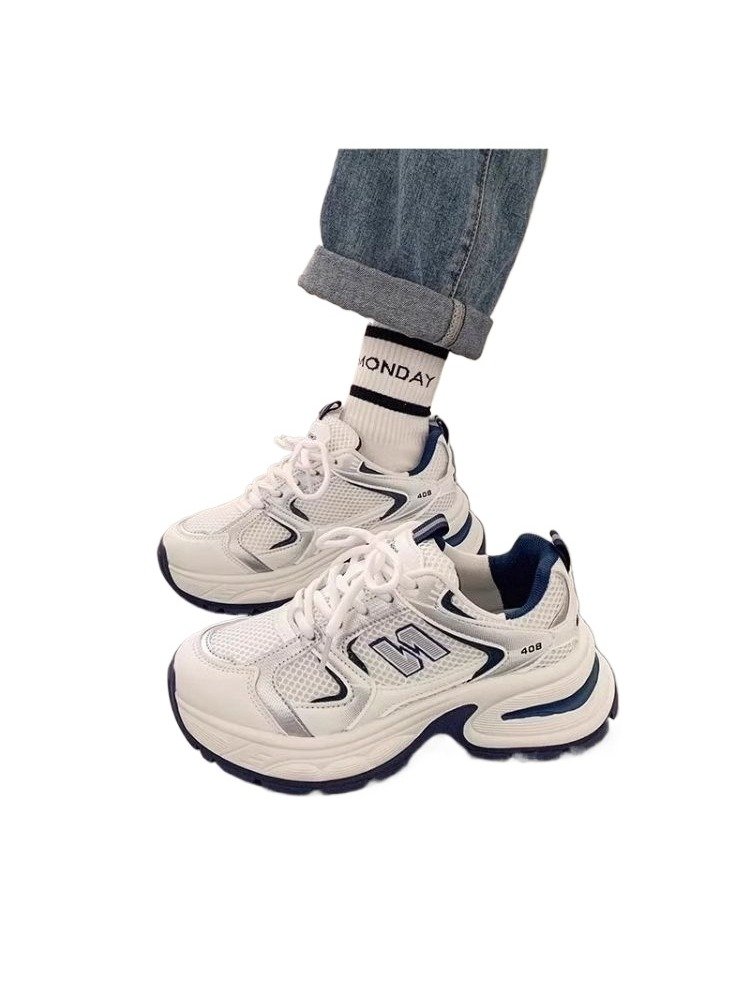 Scrambling old man's shoes and girls' new soft under 2024 spring and fall