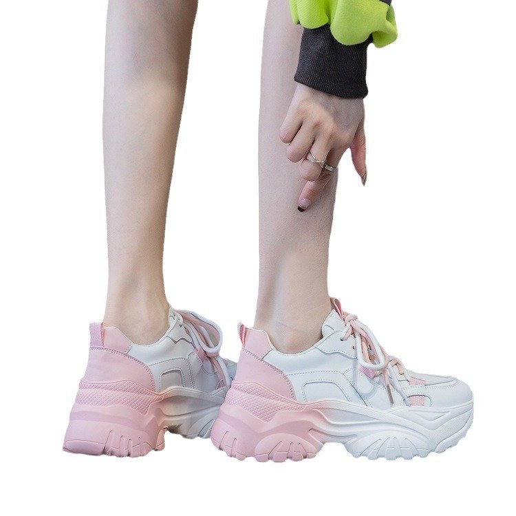 Hot Snow Daddy Shoes and Girls 2024 Spring and Fall New Stamps and Gas Bottom Nets Up To Recreational Girls Shoes
