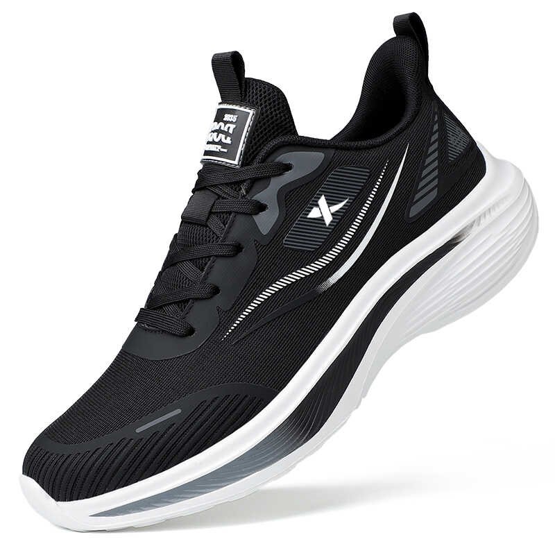 A new 2024 soft-floor black net sneakers in the autumn