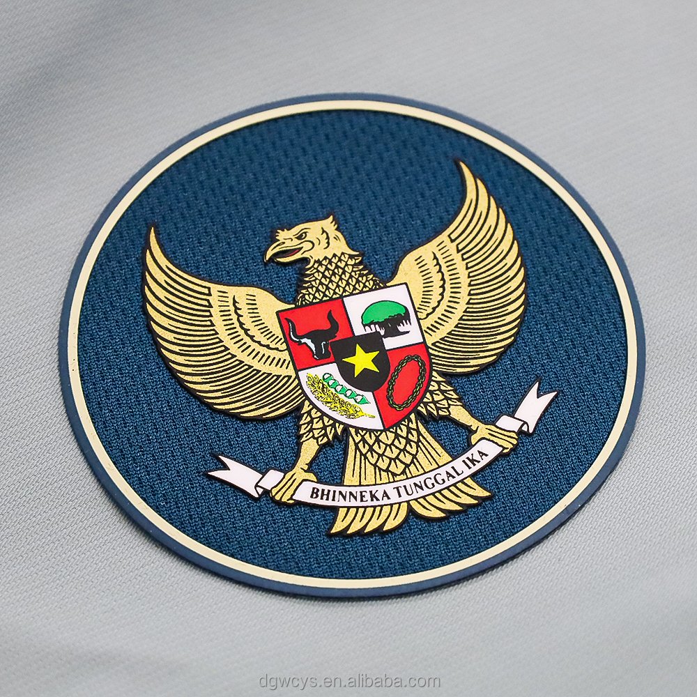 Factory Direct 3d Silicone Tatami Soccer Jersey Patch Iron On Patches Soccer Rubber Patches