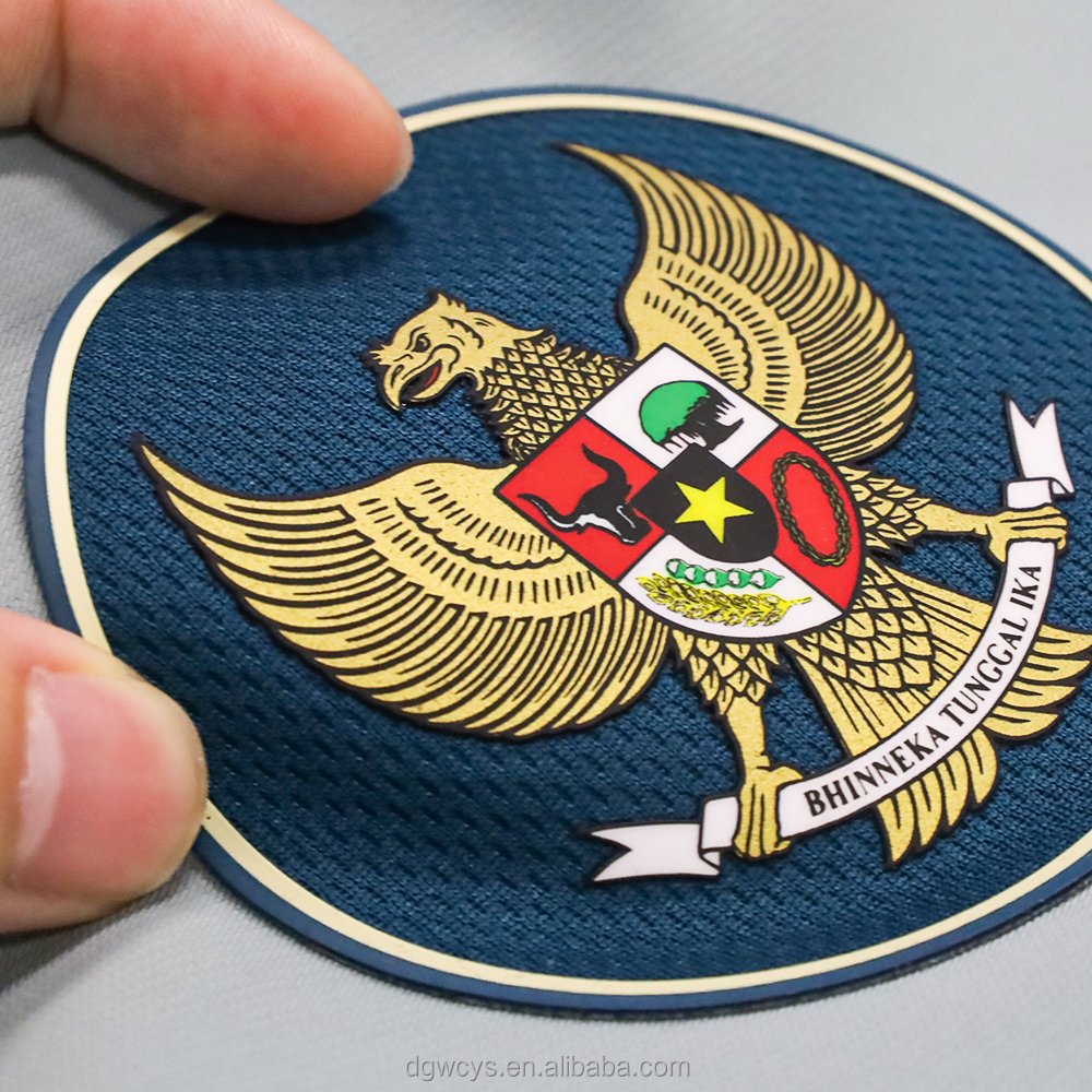 Factory Direct 3d Silicone Tatami Soccer Jersey Patch Iron On Patches Soccer Rubber Patches