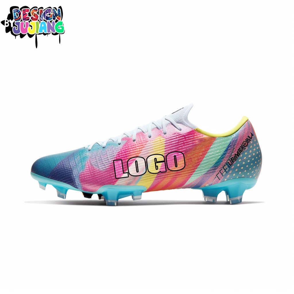 OEM ODM Custom Professional Men Football Sneakers Boy Soccer Shoes High Ankle Men's Cleats Training Sport Shoes Soccer boots
