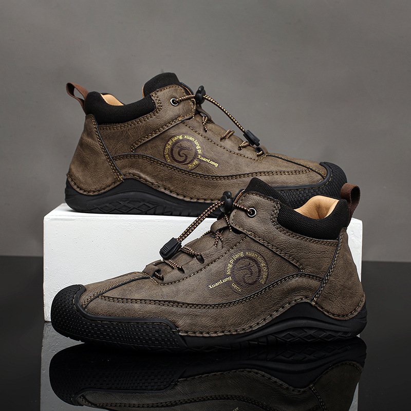 Autumn and winter add warm casual outdoor Martin boots for men comfortable breathable increase factory wholesale