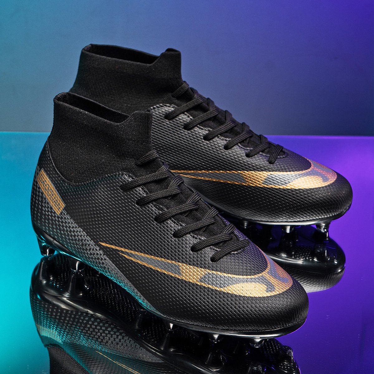 High quality factory customized hot selling long nail broken nail anti slip football shoes customized football shoes popular