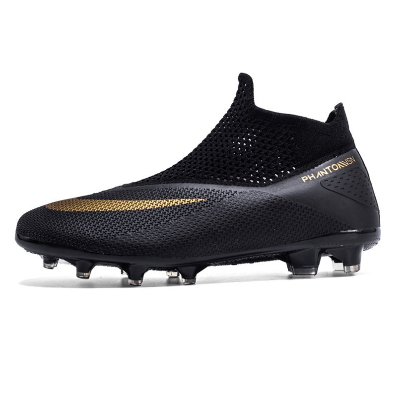 Hot Selling High Quality Men's Football Boots Wholesale Sports Shoes Autumn Season Turf Cleats Ankle Soccer Cleats Mesh Boys