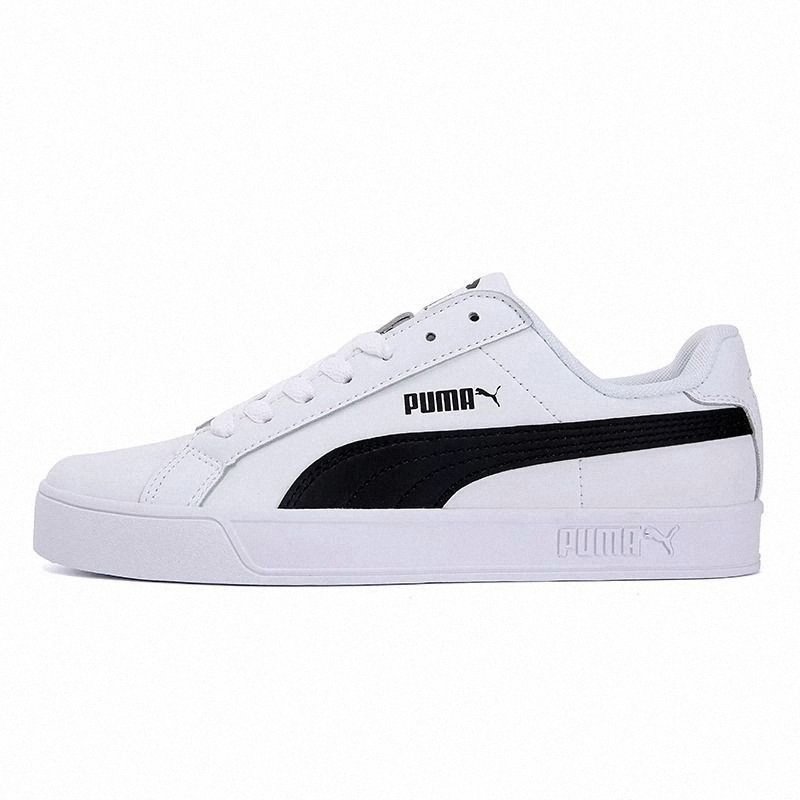 PUMA PEGASUS SHOES SMASH V2 BLACK & WHITE SHOES & WHITE SHOES & SHOES