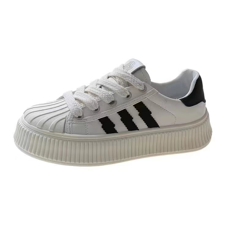 White shoes for Shell Head Shoes, 2024 Spring Fall New Girls Shoes