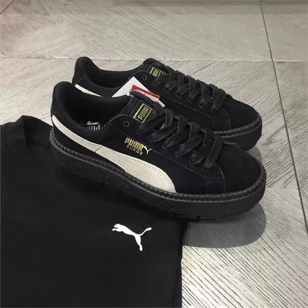 Puma Puma's Shoes Rehanna's Twinkies is the same black, white, retrospected, thick, 365830s