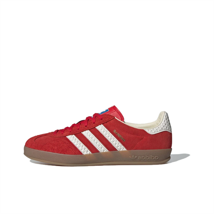 Adidas Adidas Gazelle Red and White Shoes, male and female sports and leisure shoes IF1808