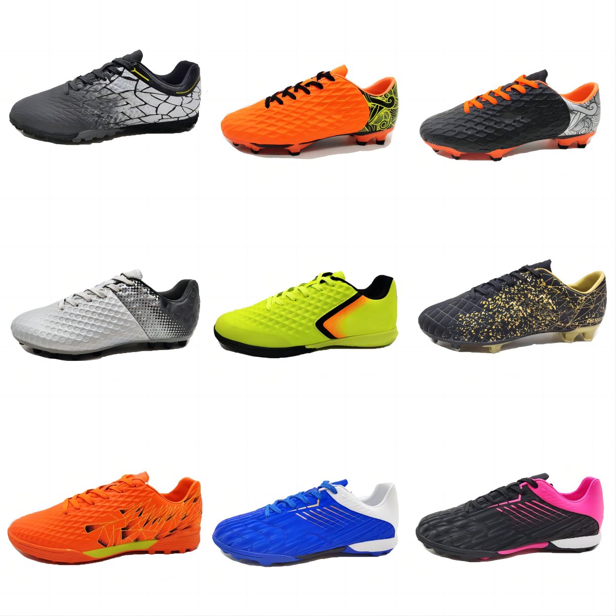 Factory Custom Ag Fg American Football Cleats Rugby Boots Oem Odm High Ankle Soccer Shoes For Men